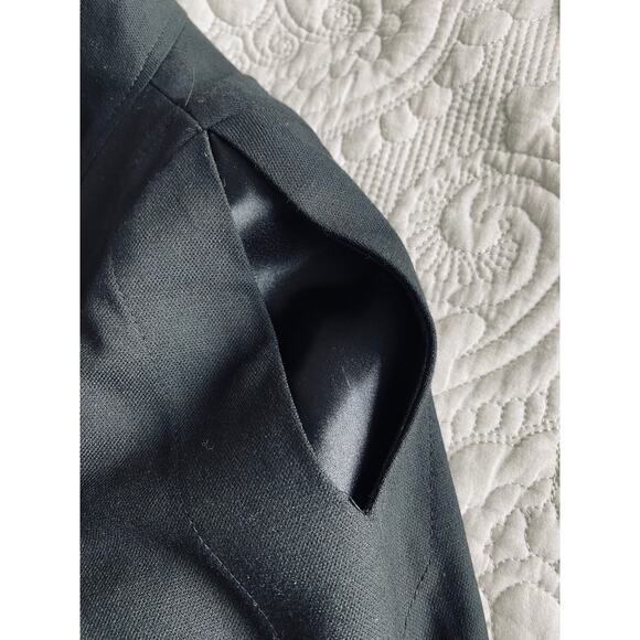 Carat Paris Jacket size 38 bust 34   French shrunken black blazer - Picture 8 of 13